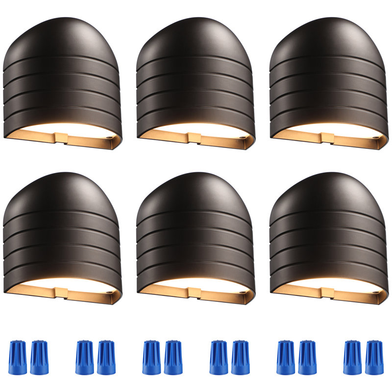 thumbnail interactive-video image 1 of 12-24x Black Low Voltage LED Deck Lights - Landscape Fence & Step Lights, 12V Warm White, Stainless Steel 1 of 5